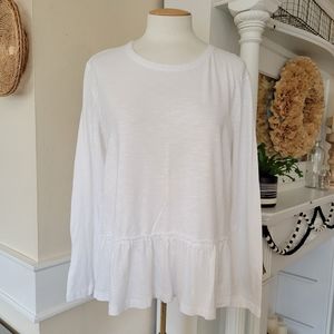 Caslon Nordstrom Peplum Tee